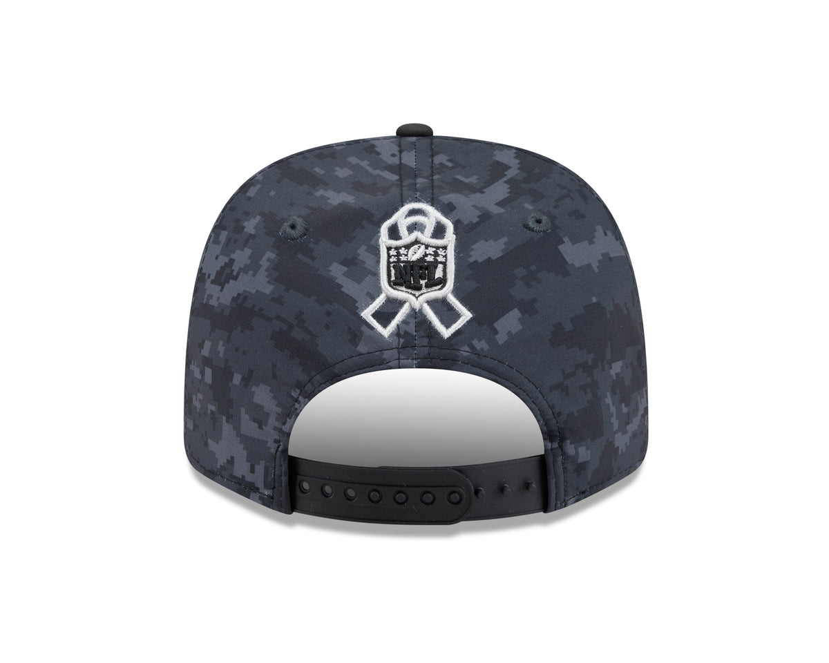 NFL New Orleans Saints New Era 2026 Salute to Service 9SEVENTY Stretch-Snap Hat- Black