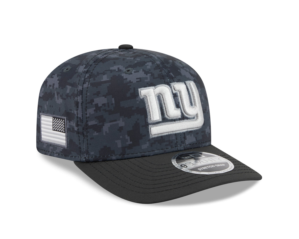 NFL New York Giants New Era 2026 Salute to Service 9SEVENTY Stretch-Snap Hat- Black