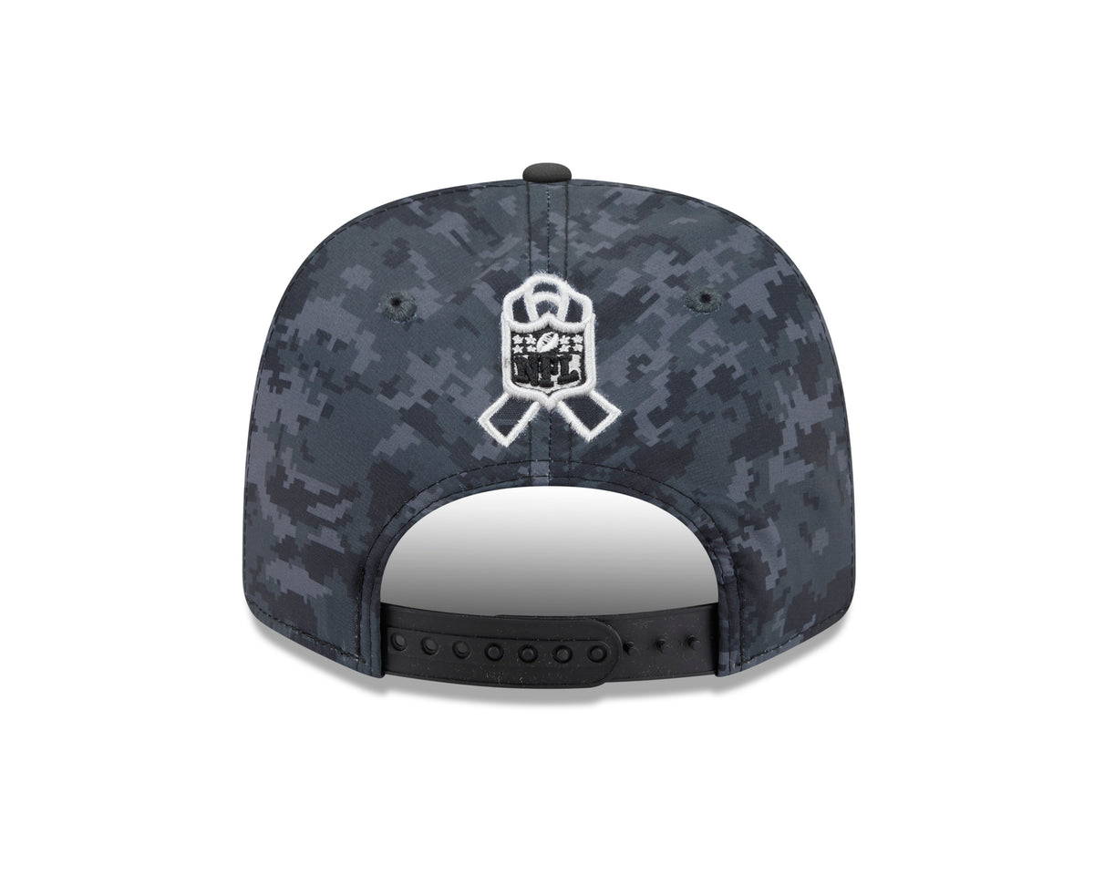NFL New York Giants New Era 2026 Salute to Service 9SEVENTY Stretch-Snap Hat- Black