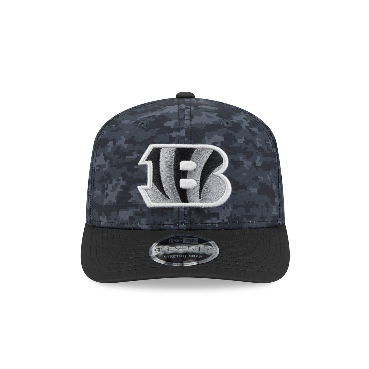 NFL Cincinnati Bengals New Era 2026 Salute to Service 9SEVENTY Stretch-Snap Hat- Black