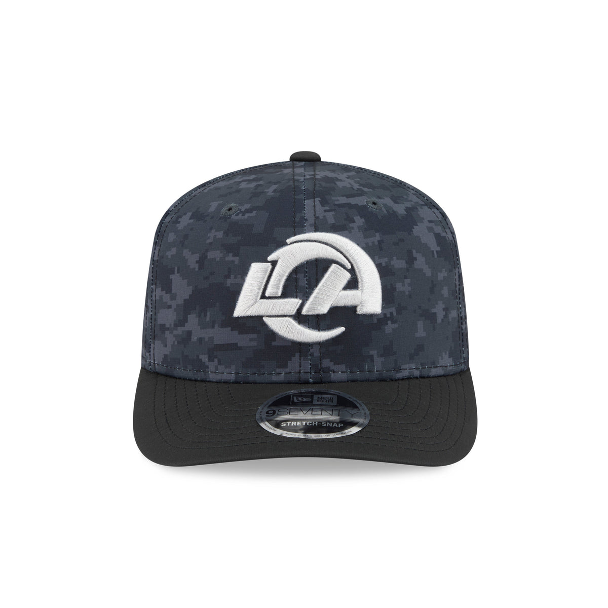 NFL Los Angeles Rams New Era 2026 Salute to Service 9SEVENTY Stretch-Snap Hat- Black
