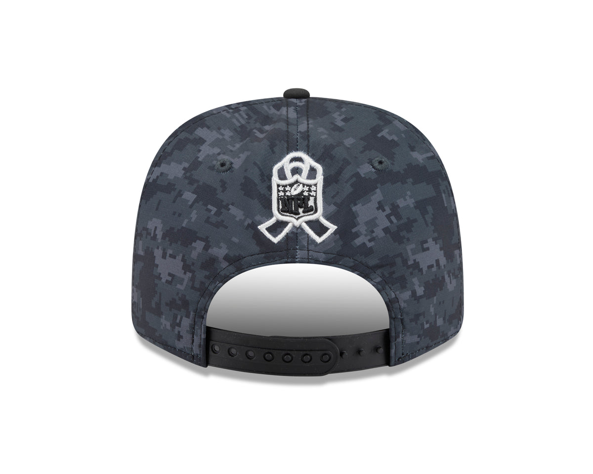 NFL Los Angeles Rams New Era 2026 Salute to Service 9SEVENTY Stretch-Snap Hat- Black