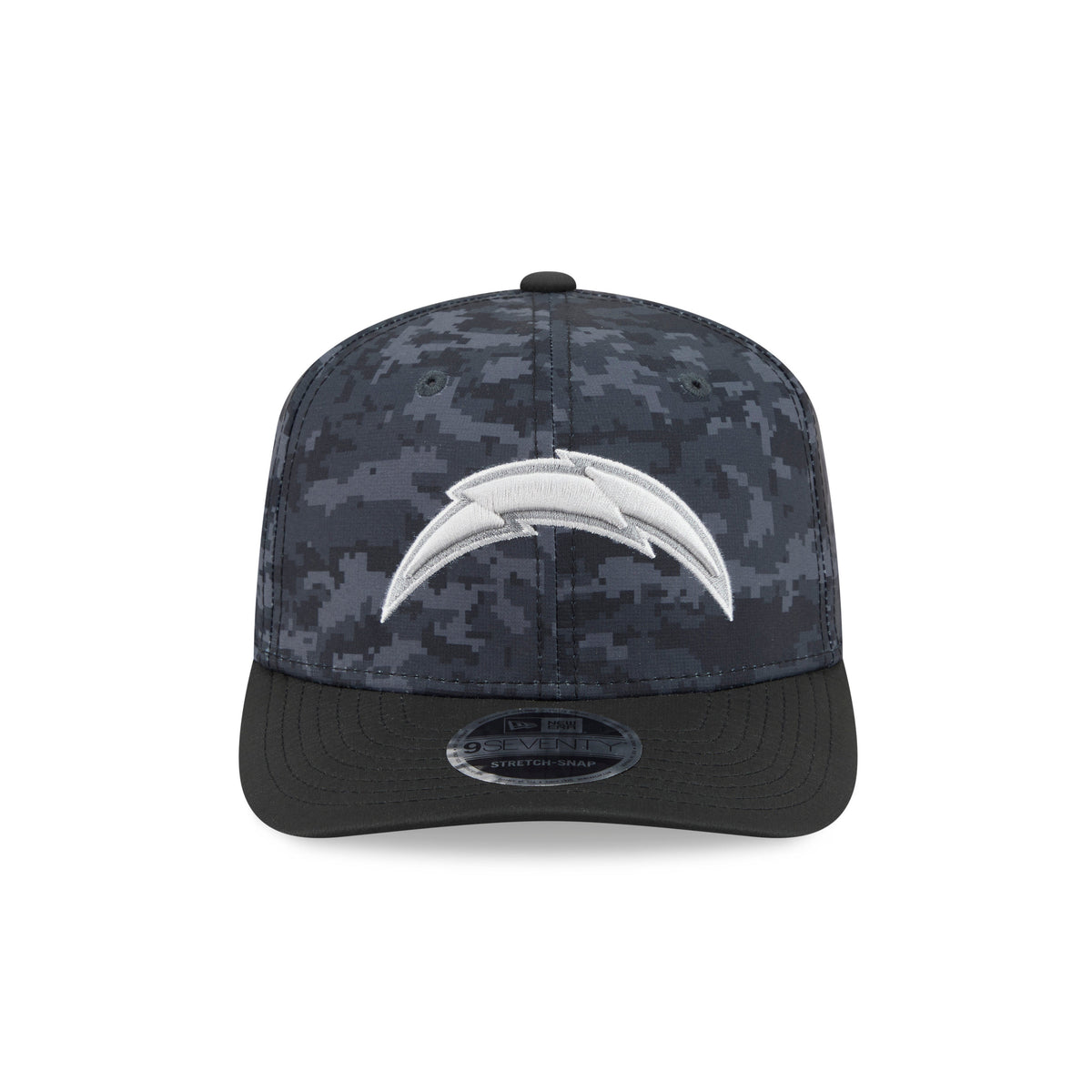 NFL Los Angeles Chargers New Era 2026 Salute to Service 9SEVENTY Stretch-Snap Hat- Black