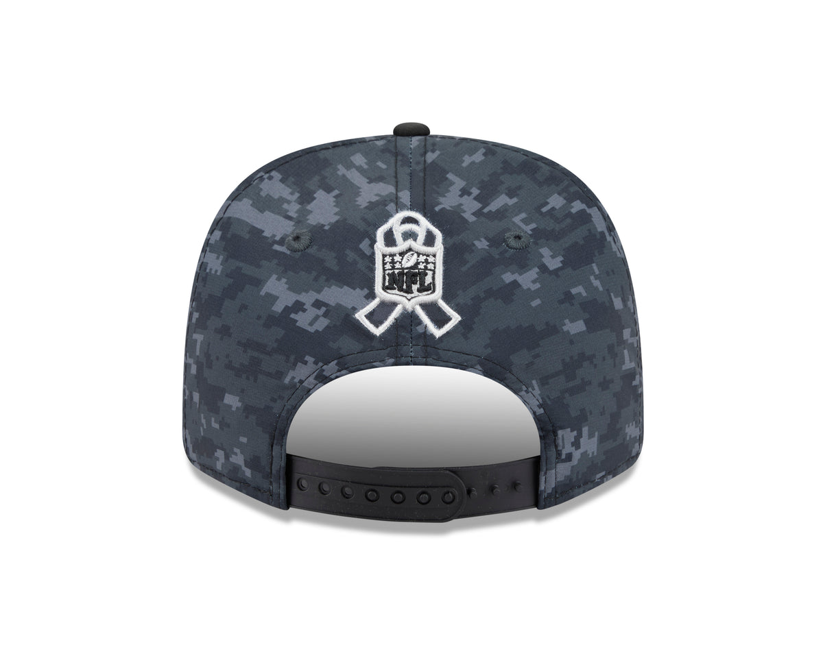 NFL Las Vegas Raiders New Era 2026 Salute to Service 9SEVENTY Stretch-Snap Hat- Black