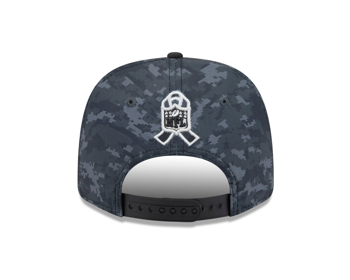 NFL Pittsburgh Steelers New Era 2026 Salute to Service 9SEVENTY Stretch-Snap Hat- Black