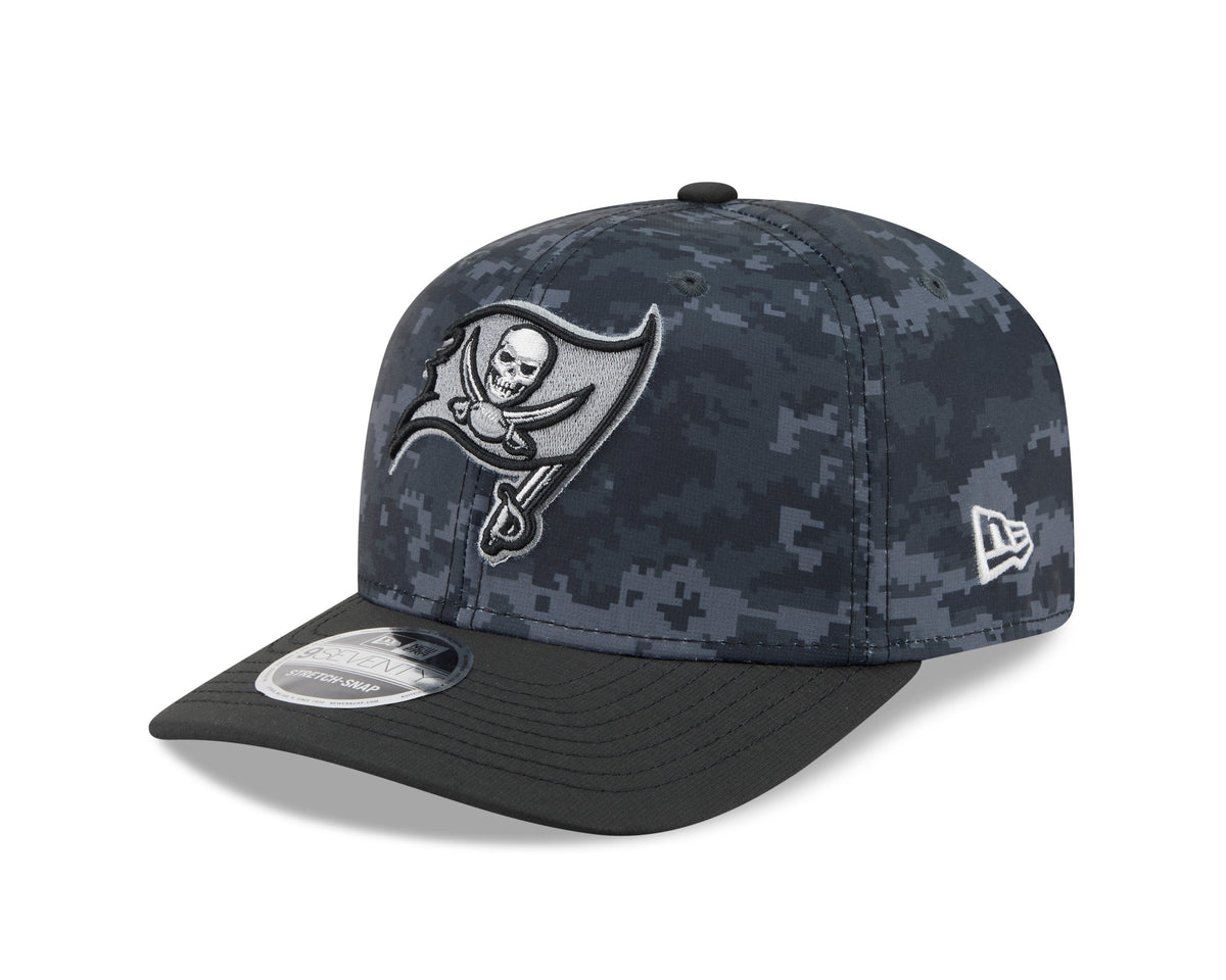 NFL Tampa Bay Buccaneers New Era 2026 Salute to Service 9SEVENTY Stretch-Snap Hat- Black