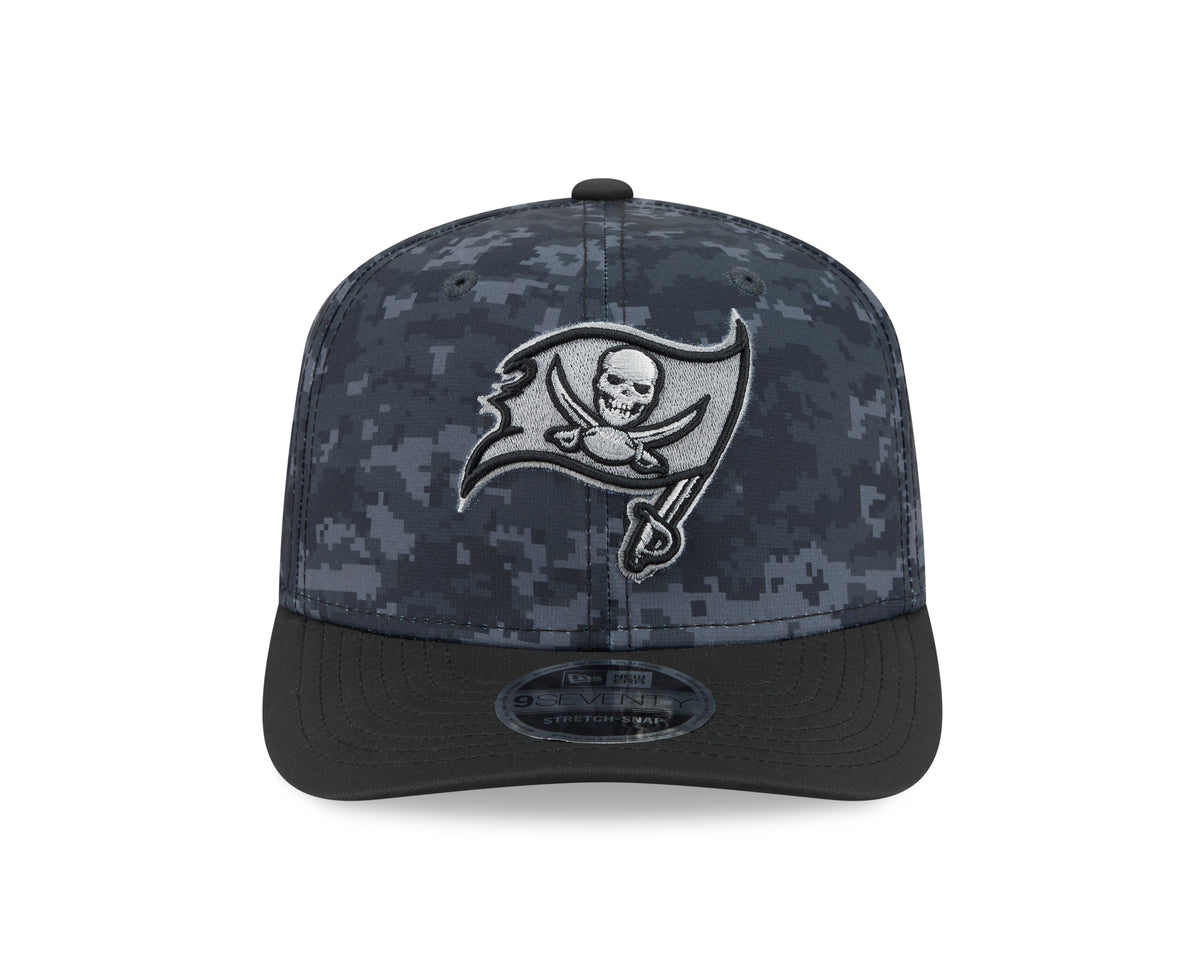 NFL Tampa Bay Buccaneers New Era 2026 Salute to Service 9SEVENTY Stretch-Snap Hat- Black