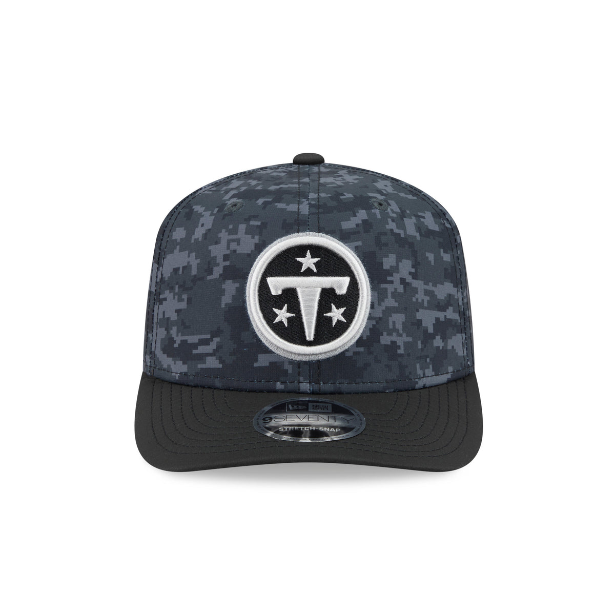 NFL Tennessee Titans New Era 2026 Salute to Service 9SEVENTY Stretch-Snap Hat- Black