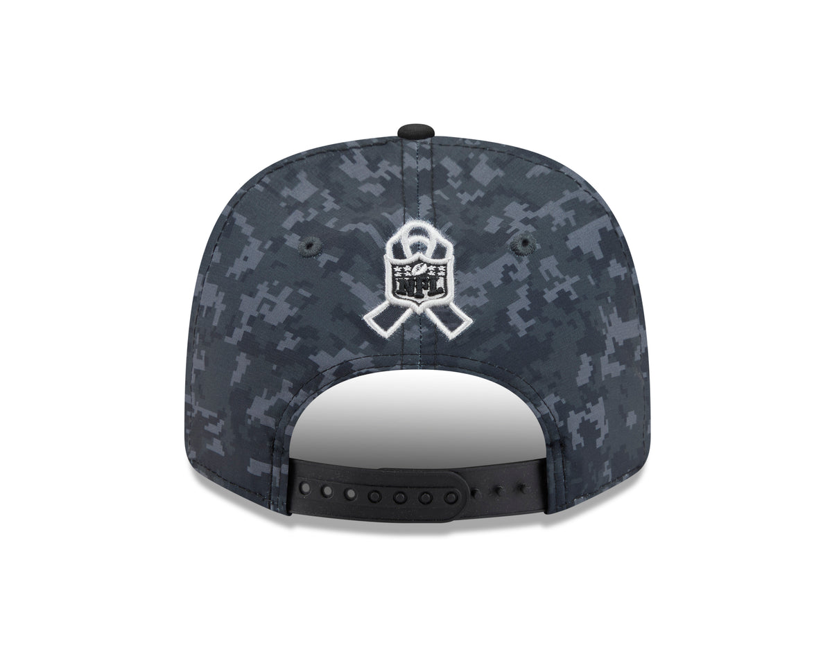 NFL Seattle Seahawks New Era 2026 Salute to Service 9SEVENTY Stretch-Snap Hat- Black
