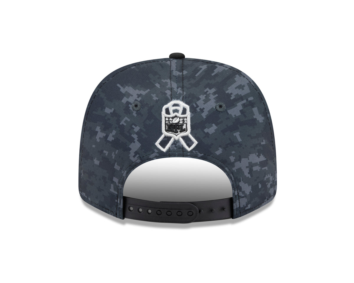 NFL Philadelphia Eagles New Era 2026 Salute to Service 9SEVENTY Stretch-Snap Hat- Black