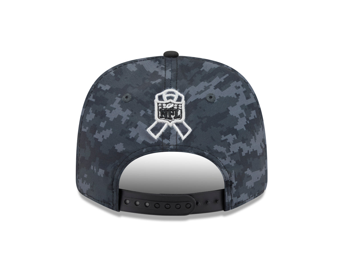 NFL Detroit Lions New Era 2026 Salute to Service 9SEVENTY Stretch-Snap Hat- Black