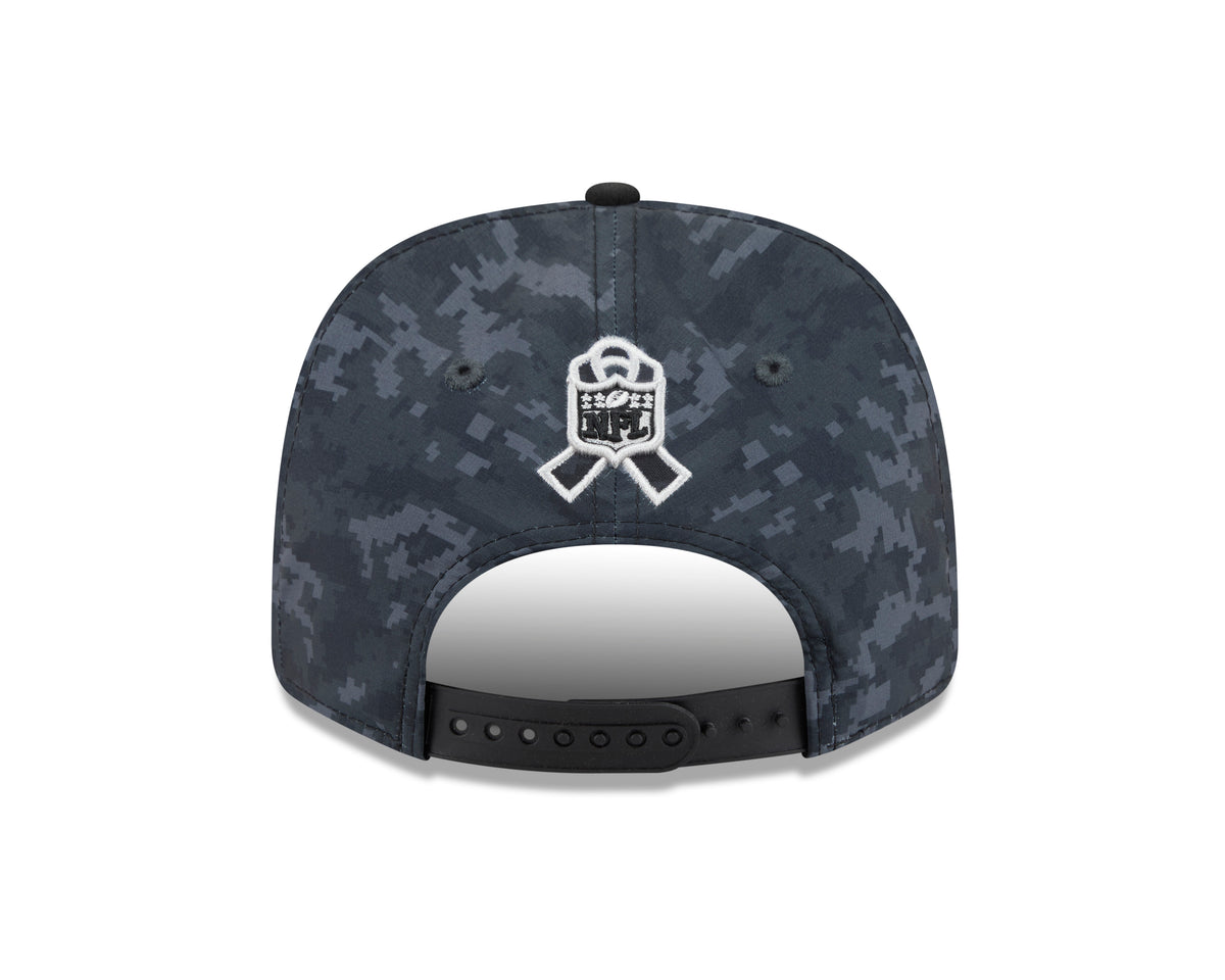 NFL San Francisco 49ers New Era 2026 Salute to Service 9SEVENTY Stretch-Snap Hat- Black