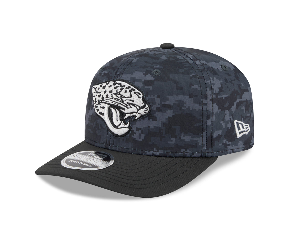 NFL Jacksonville Jaguars New Era 2026 Salute to Service 9SEVENTY Stretch-Snap Hat- Black