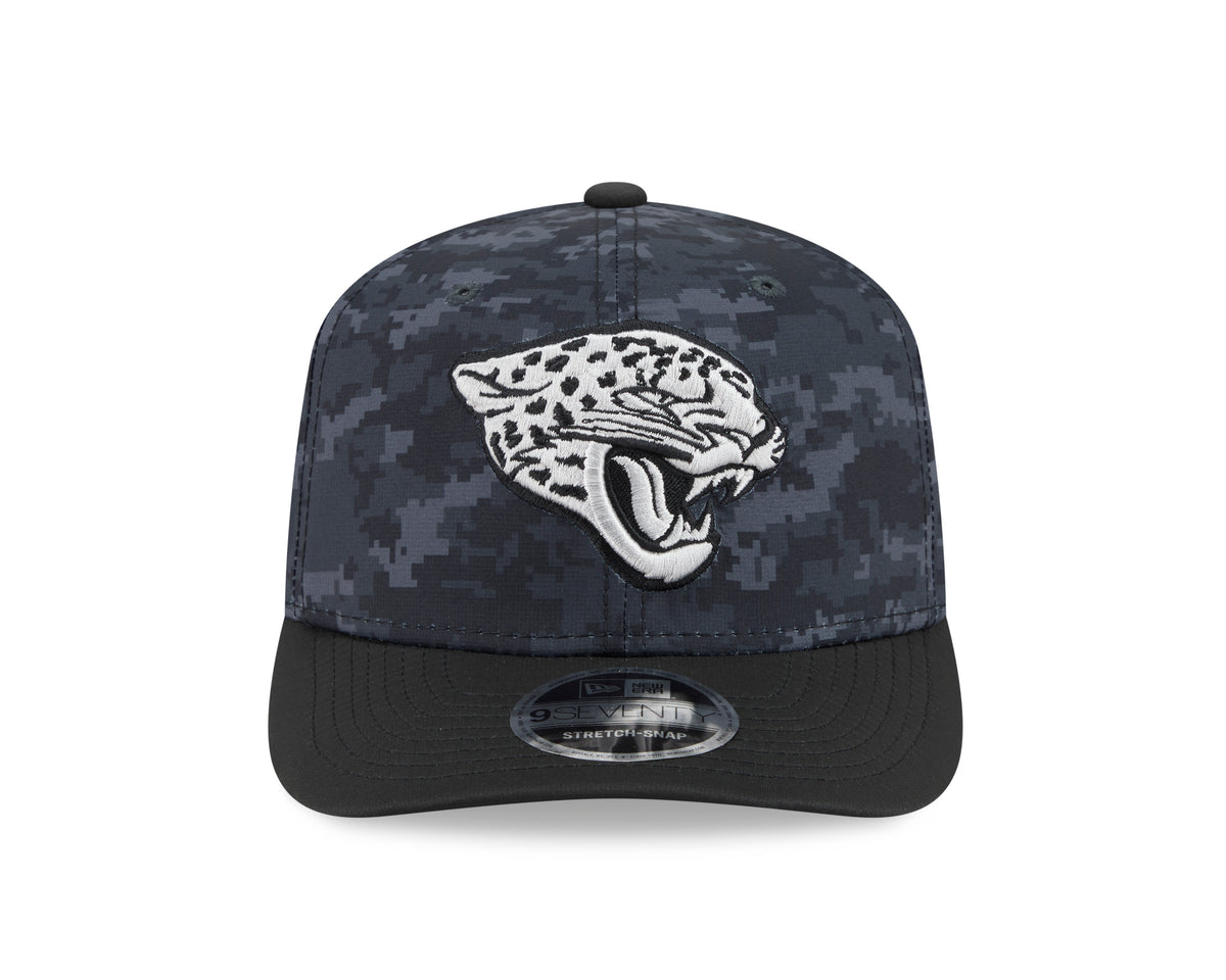 NFL Jacksonville Jaguars New Era 2026 Salute to Service 9SEVENTY Stretch-Snap Hat- Black