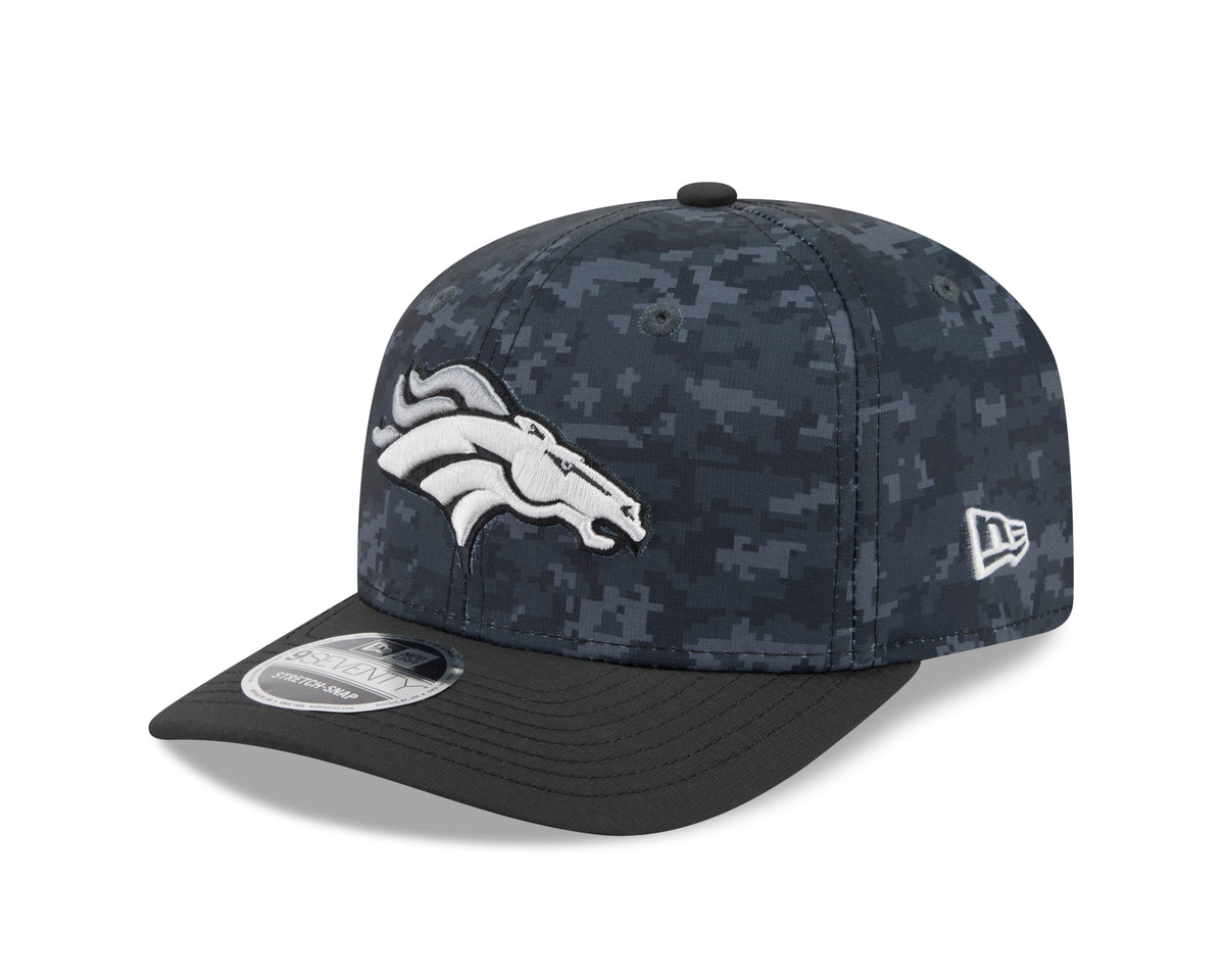 NFL Denver Broncos New Era 2026 Salute to Service 9SEVENTY Stretch-Snap Hat- Black