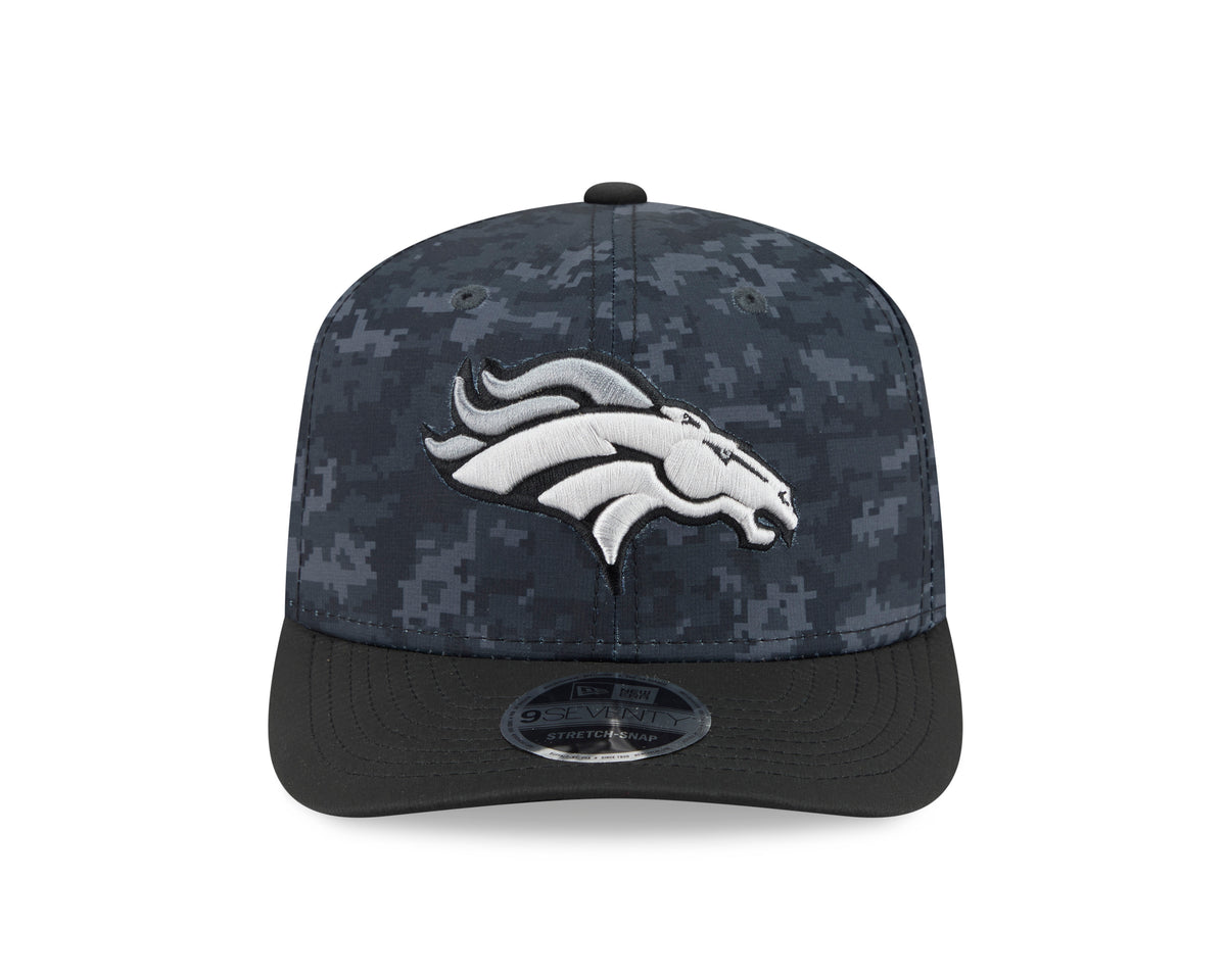 NFL Denver Broncos New Era 2026 Salute to Service 9SEVENTY Stretch-Snap Hat- Black