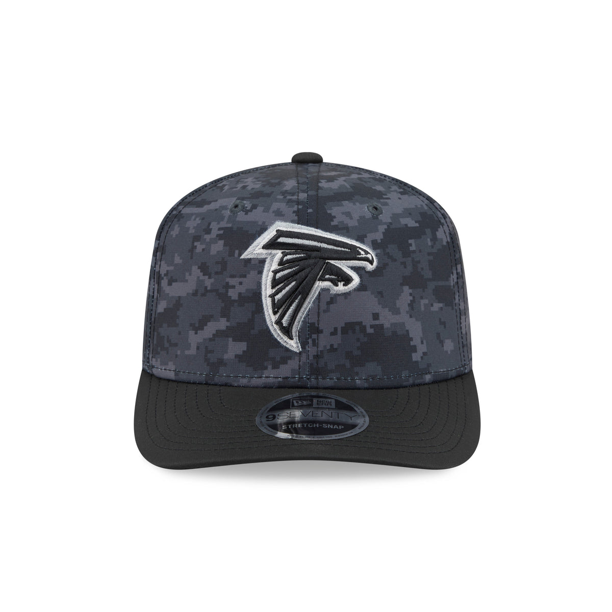 NFL Atlanta Falcons New Era 2026 Salute to Service 9SEVENTY Stretch-Snap Hat- Black