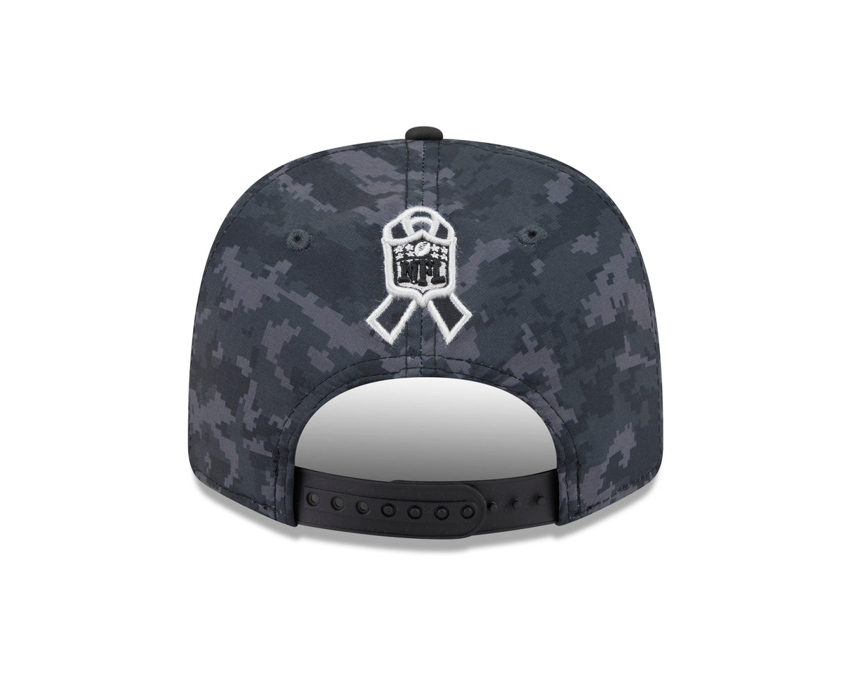 NFL Baltimore Ravens New Era 2026 Salute to Service 9SEVENTY Stretch-Snap Hat- Black