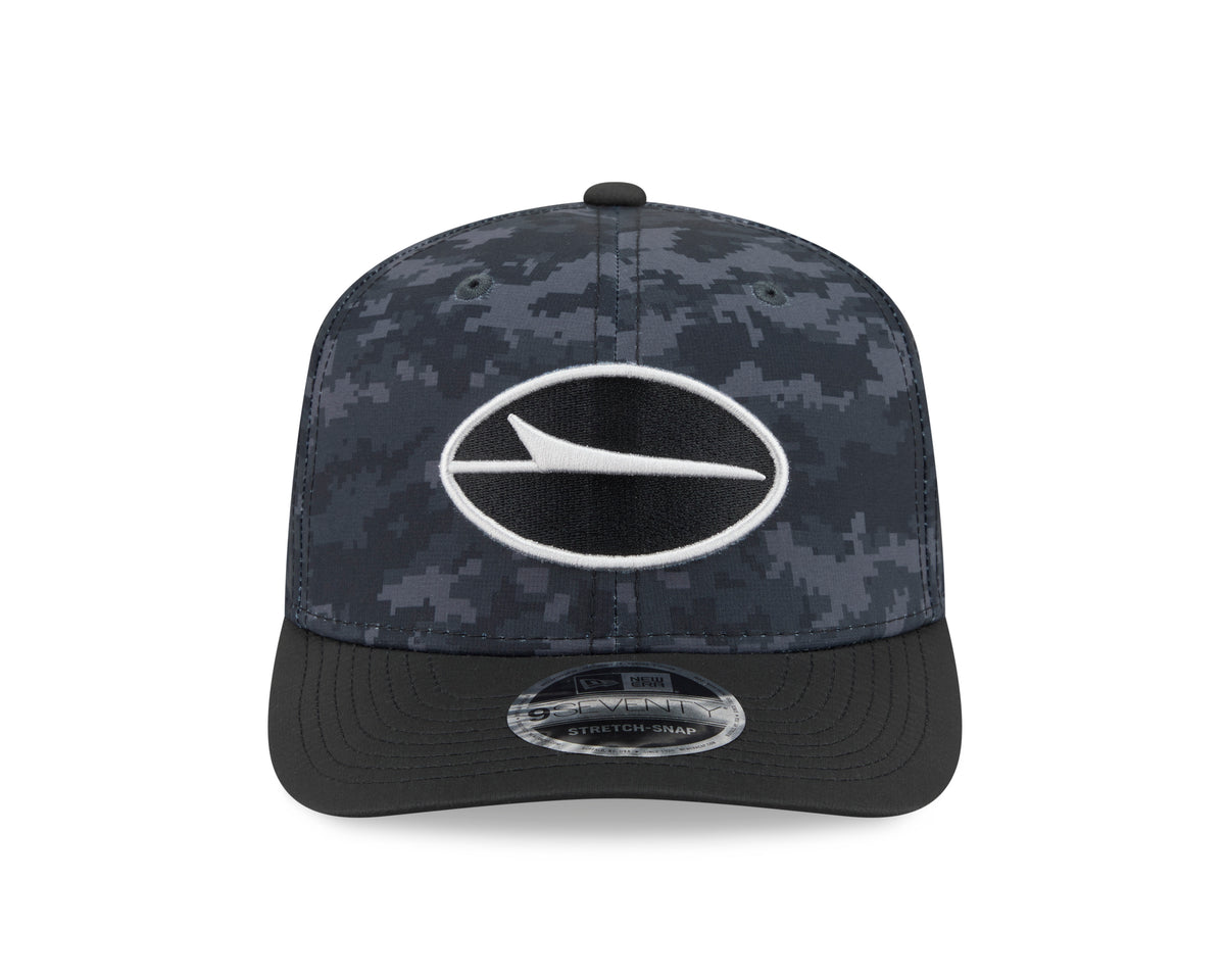 NFL New York Jets New Era 2026 Salute to Service 9SEVENTY Stretch-Snap Hat- Black