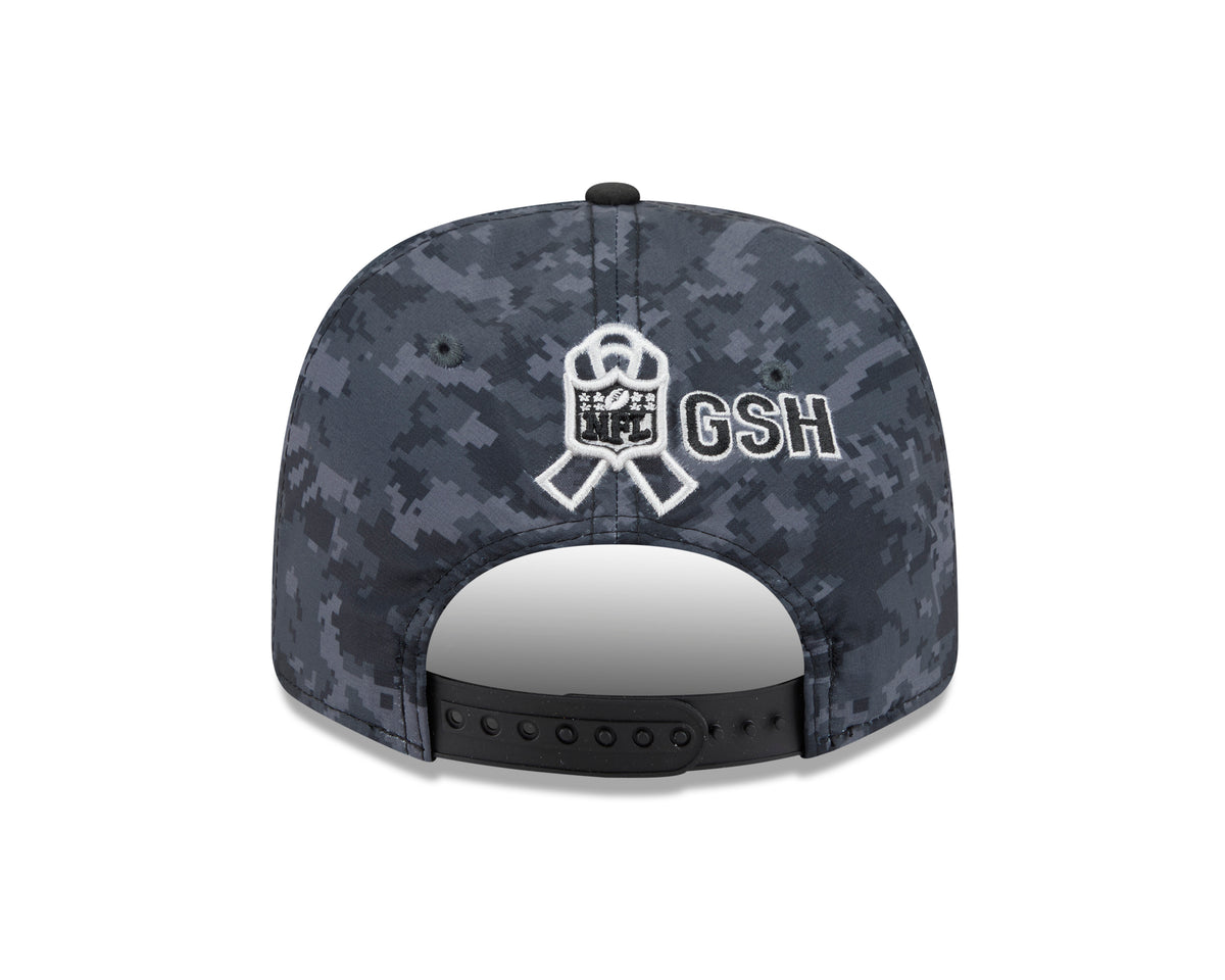 NFL Chicago Bears New Era 2026 Salute to Service 9SEVENTY Stretch-Snap Hat- Black