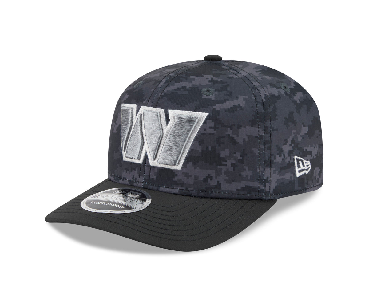 NFL Washington Commanders New Era 2026 Salute to Service 9SEVENTY Stretch-Snap Hat- Black