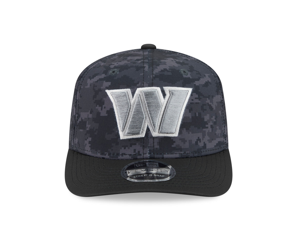 NFL Washington Commanders New Era 2026 Salute to Service 9SEVENTY Stretch-Snap Hat- Black