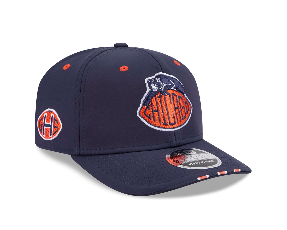 NFL Chicago Bears New Era 2026 Rivalry 9SEVENTY Stretch Snapback Hat- Navy