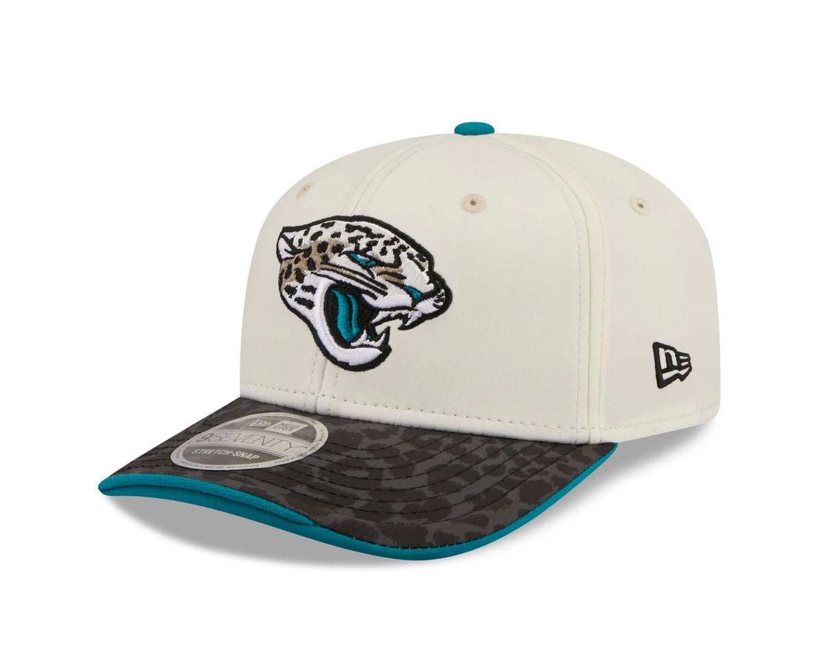 NFL Jacksonville Jaguars New Era 2026 Rivalry 9SEVENTY Stretch Snapback Hat- Cream
