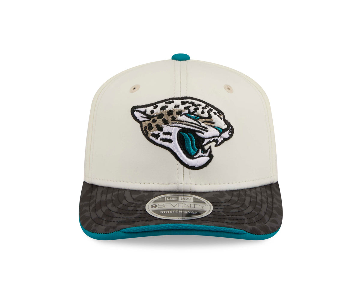 NFL Jacksonville Jaguars New Era 2026 Rivalry 9SEVENTY Stretch Snapback Hat- Cream