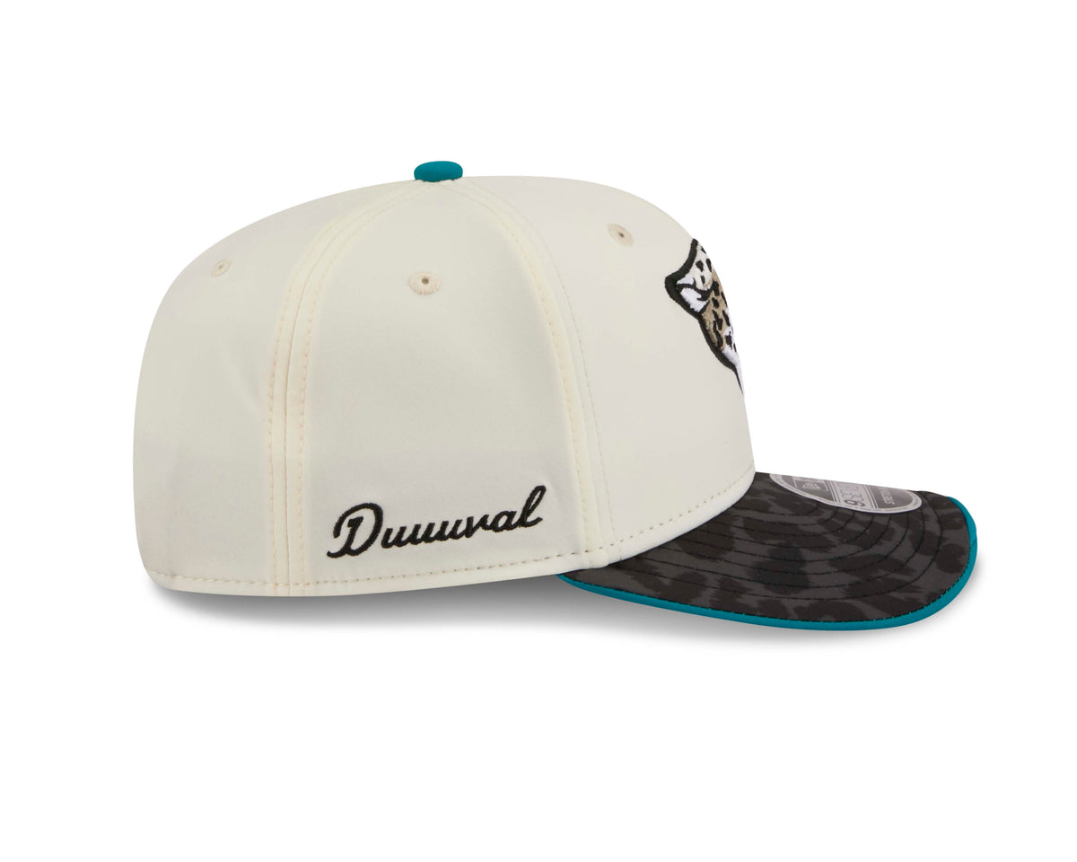 NFL Jacksonville Jaguars New Era 2026 Rivalry 9SEVENTY Stretch Snapback Hat- Cream