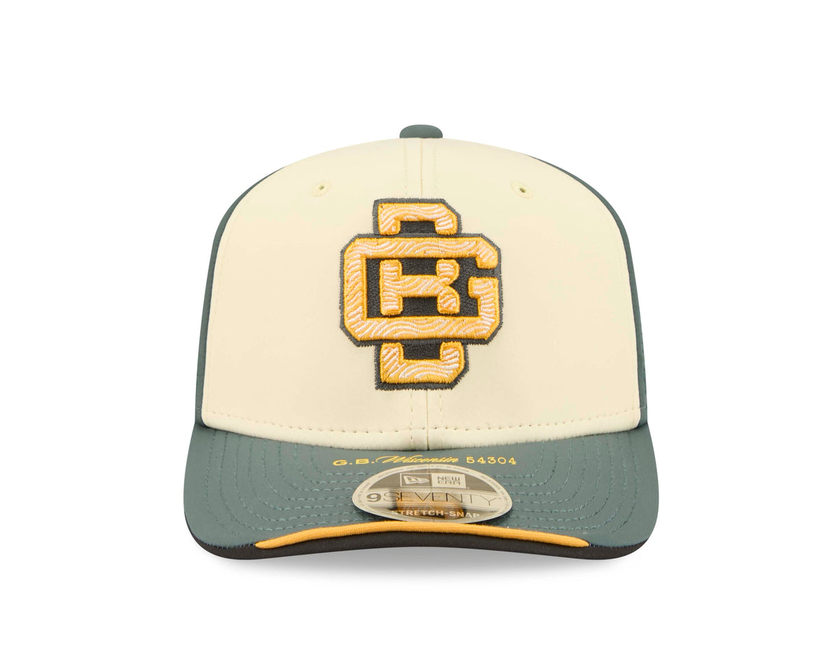 NFL Green Bay Packers New Era 2026 Rivalry 9SEVENTY Stretch Snapback Hat- Cream