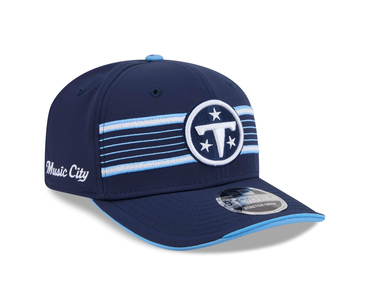 NFL Tennessee Titans New Era 2026 Rivalry 9SEVENTY Stretch Snapback Hat- Navy
