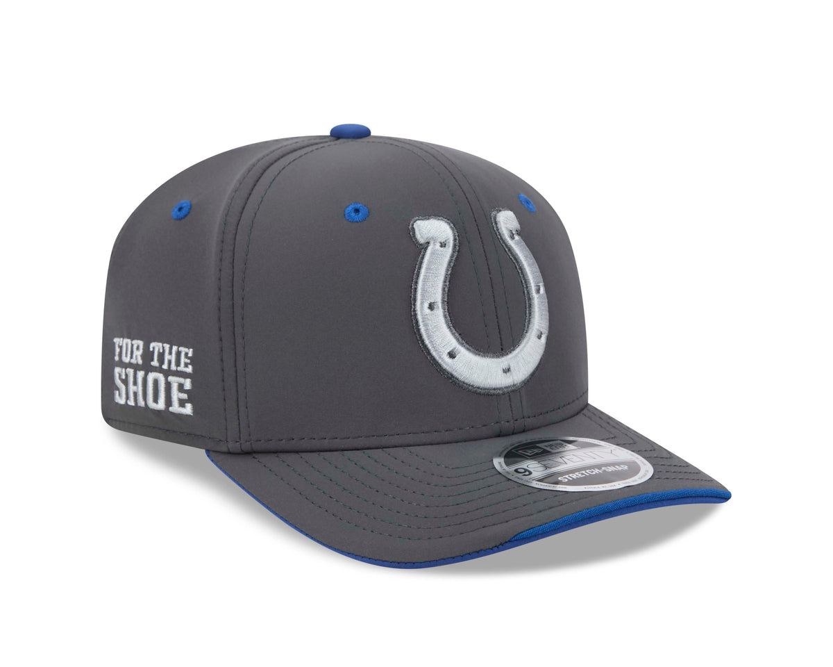 NFL Indianapolis Colts New Era 2026 Rivalry 9SEVENTY Stretch Snapback Hat- Gray
