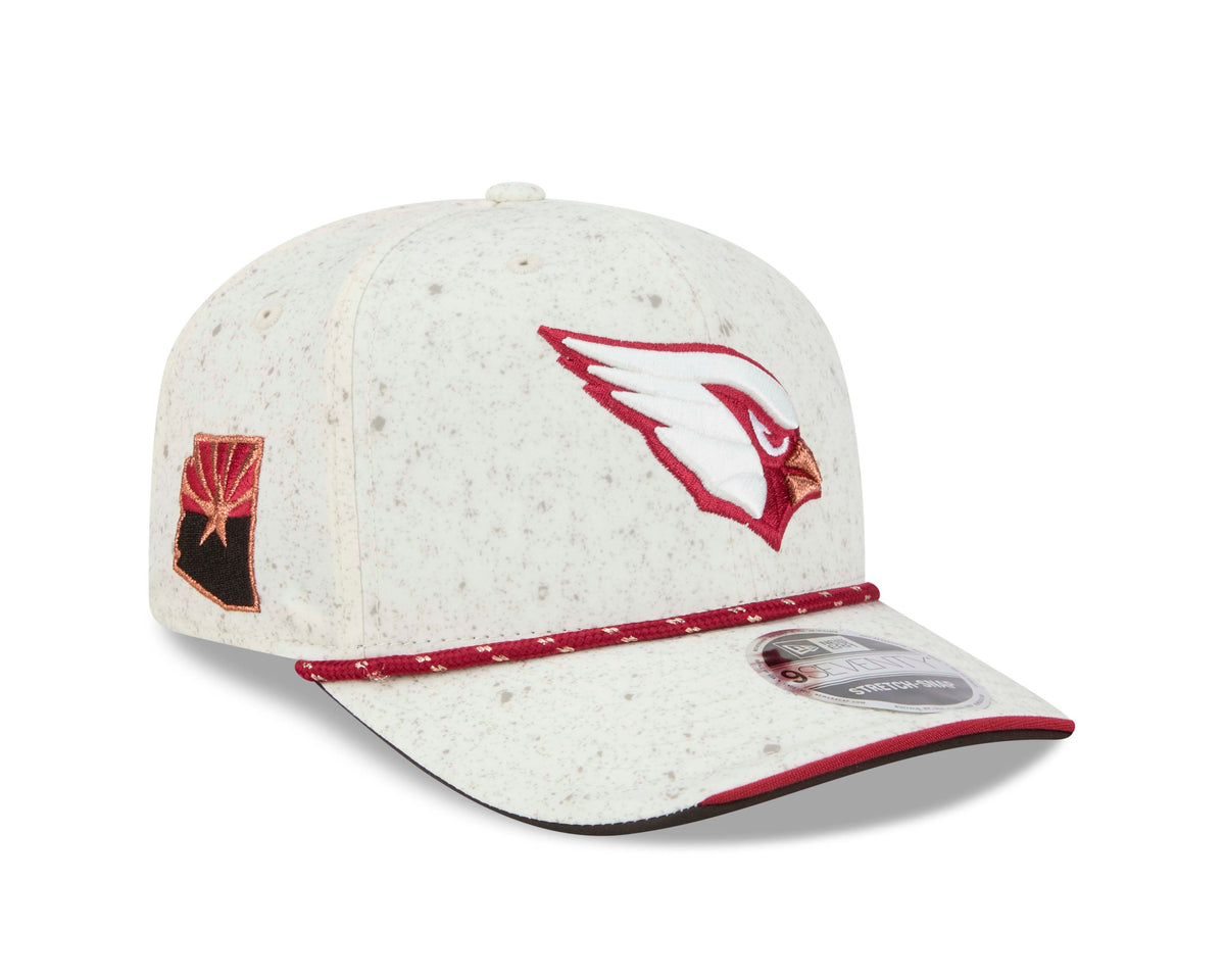 NFL Arizona Cardinals New Era 2026 Rivalry 9SEVENTY Stretch Snap Snapback Hat- Cream