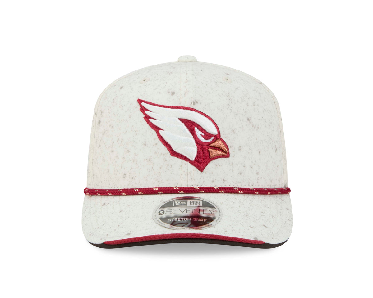 NFL Arizona Cardinals New Era 2026 Rivalry 9SEVENTY Stretch Snap Snapback Hat- Cream