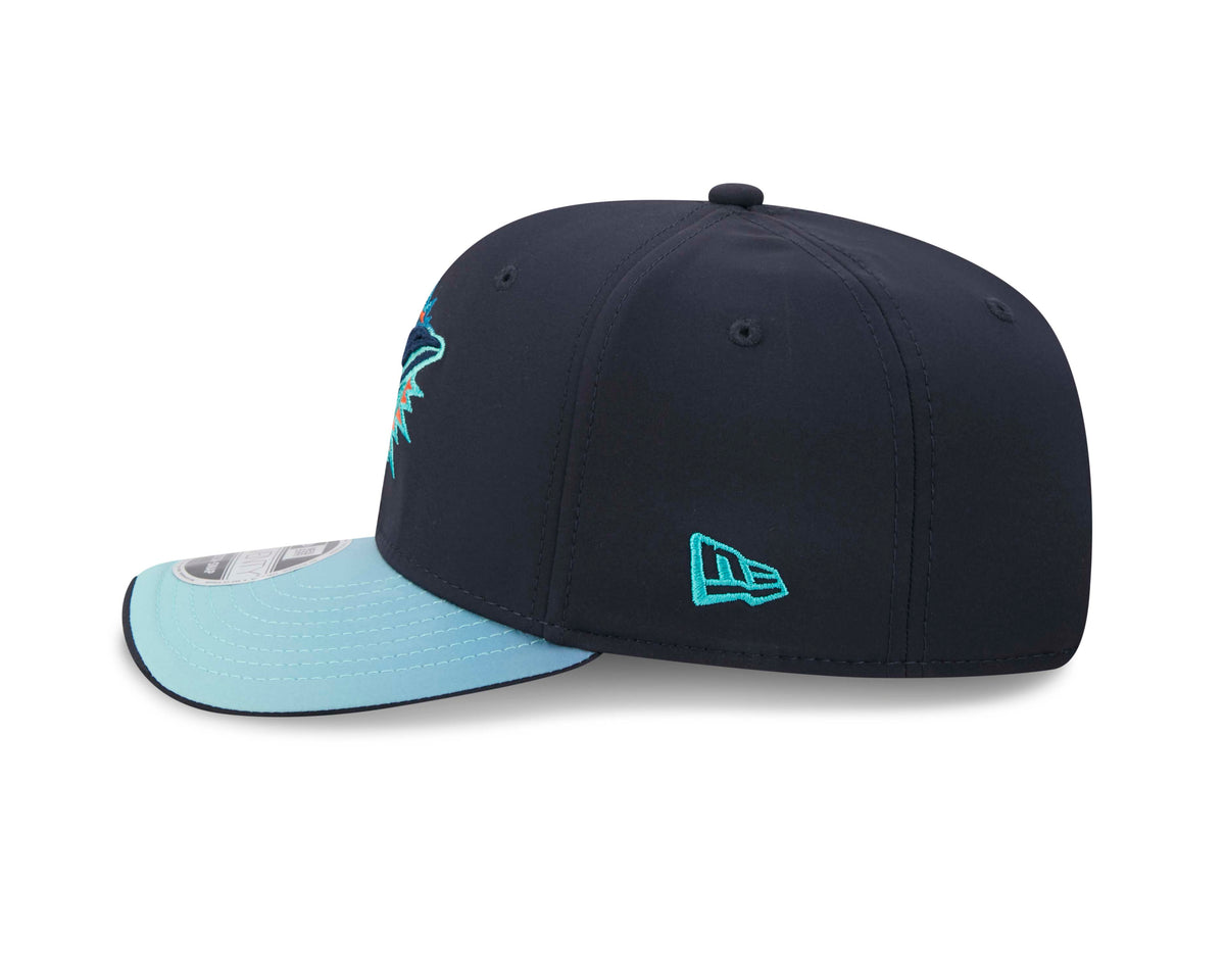 NFL Miami Dolphins New Era 2026 Rivalry 9SEVENTY Stretch Snap Snapback Hat- Navy