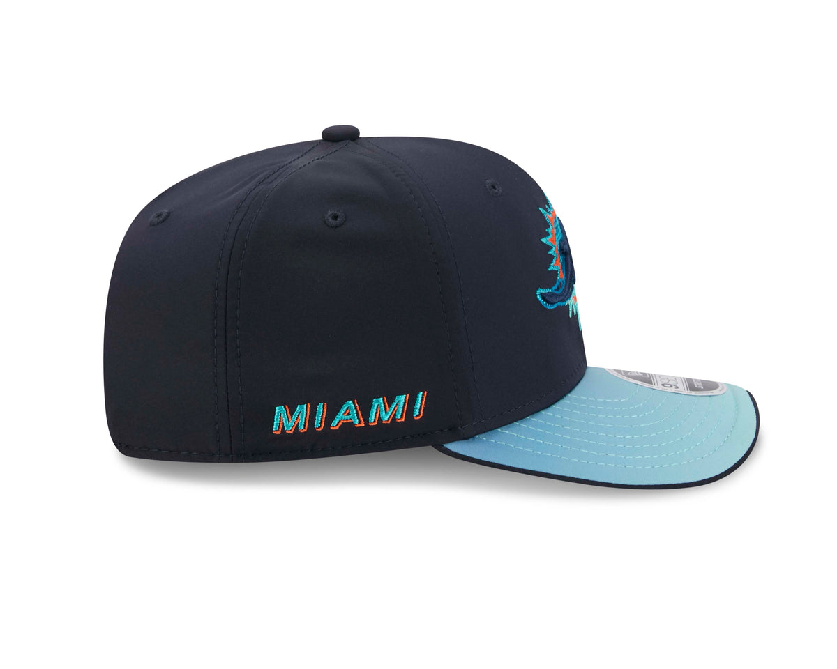 NFL Miami Dolphins New Era 2026 Rivalry 9SEVENTY Stretch Snap Snapback Hat- Navy