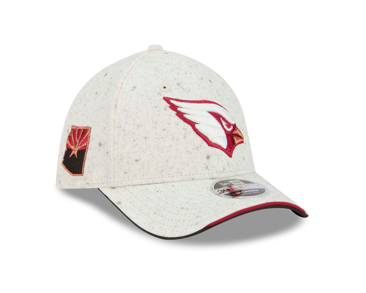 NFL Arizona Cardinals New Era 2026 Rivalry 39THIRTY M-Crown Flex Fit Hat- Cream