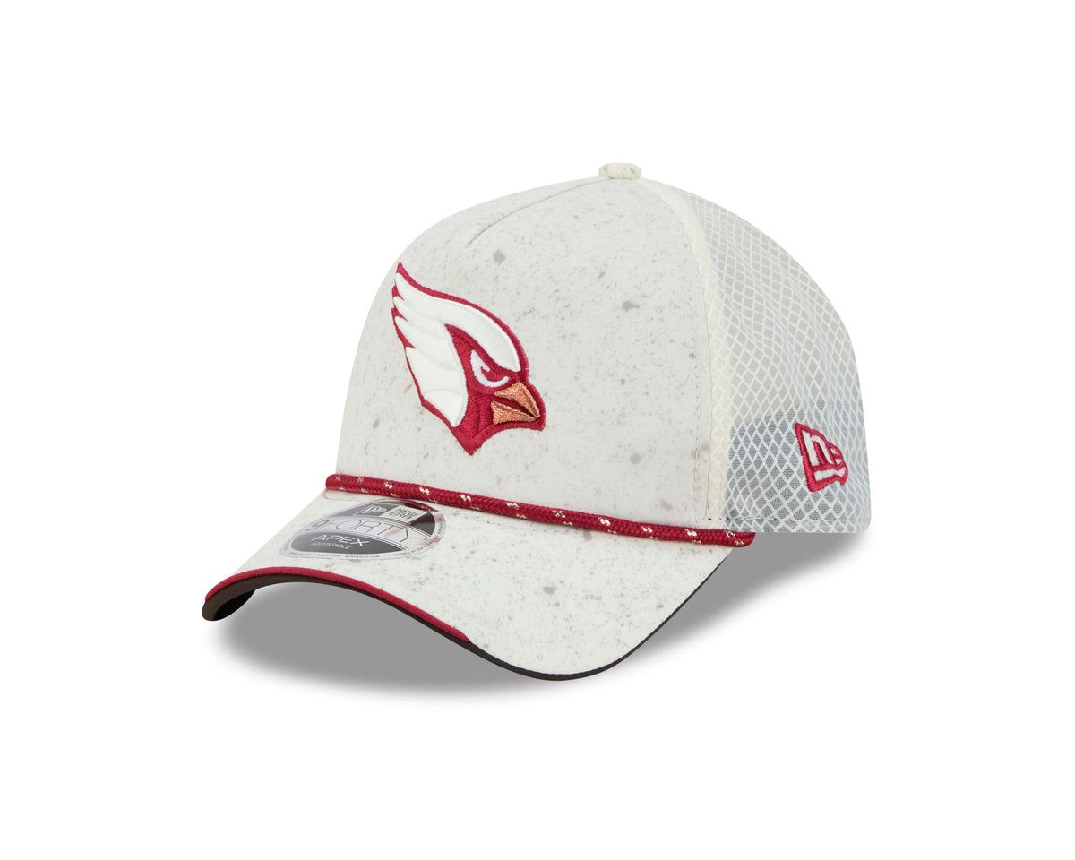 NFL Arizona Cardinals New Era 2026 Rivalry Apex 9FORTY Snapback Hat- Cream
