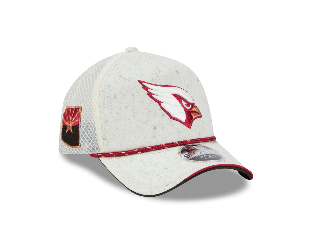 NFL Arizona Cardinals New Era 2026 Rivalry Apex 9FORTY Snapback Hat- Cream