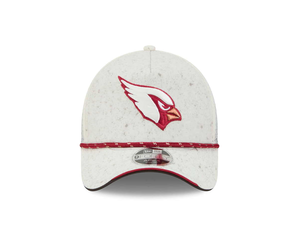 NFL Arizona Cardinals New Era 2026 Rivalry Apex 9FORTY Snapback Hat- Cream