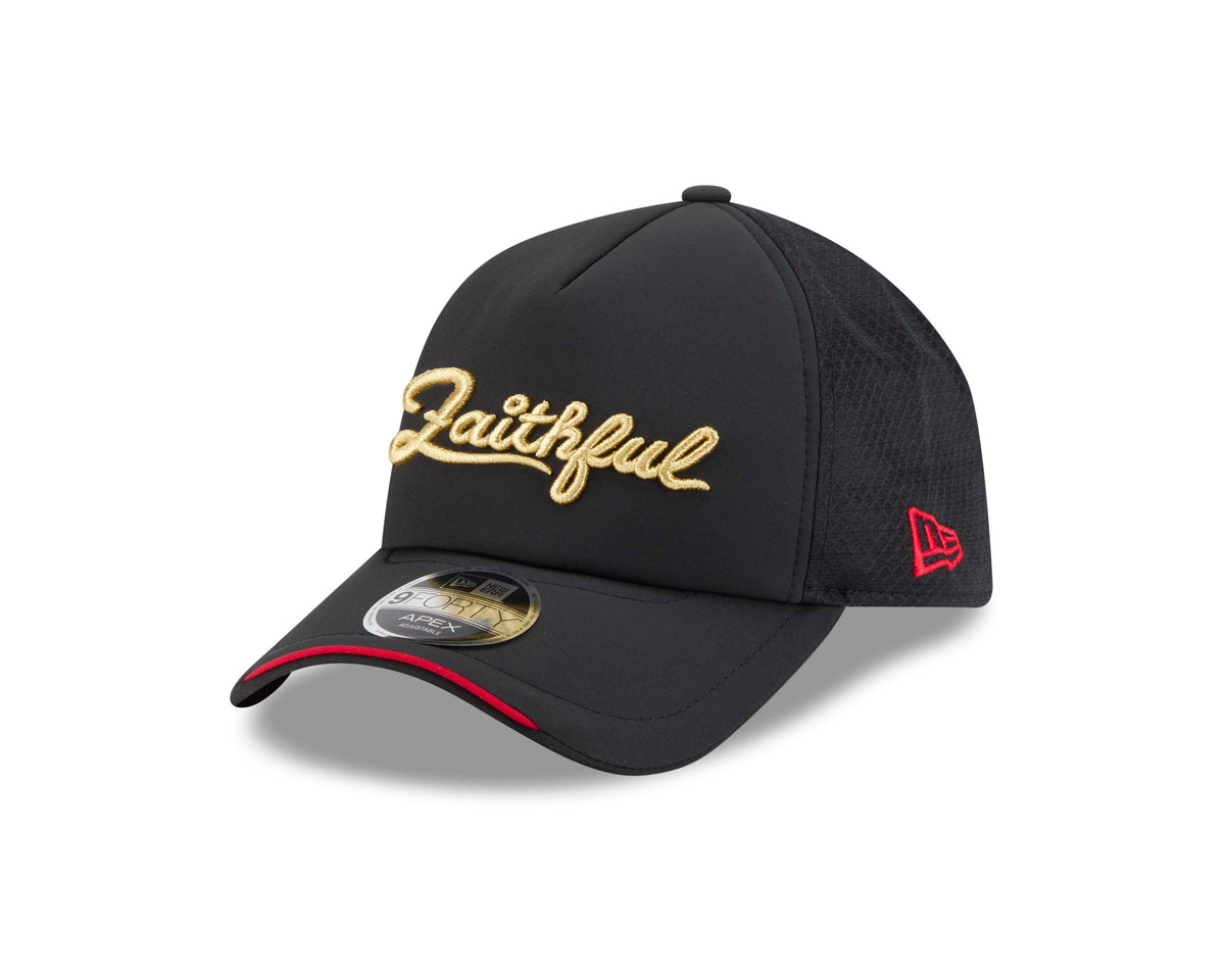 NFL San Francisco 49ers New Era 2026 Rivalry Apex 9FORTY Snapback Hat- Black