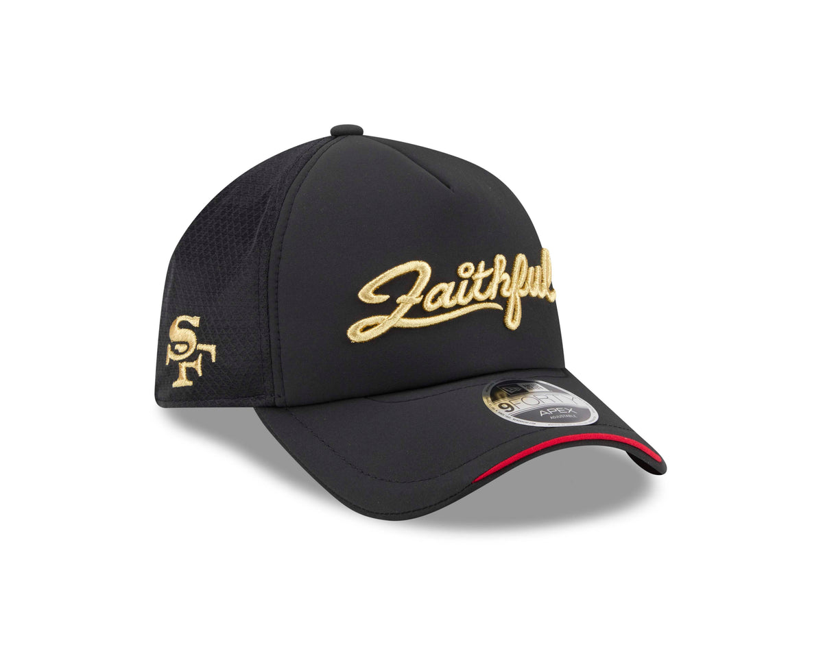 NFL San Francisco 49ers New Era 2026 Rivalry Apex 9FORTY Snapback Hat- Black