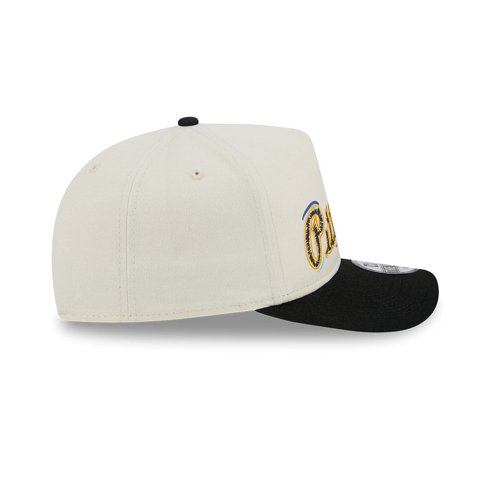 MLB Pittsburgh Pirates New Era Scribble 9FIFTY A-Frame Snapback Hat - Cream