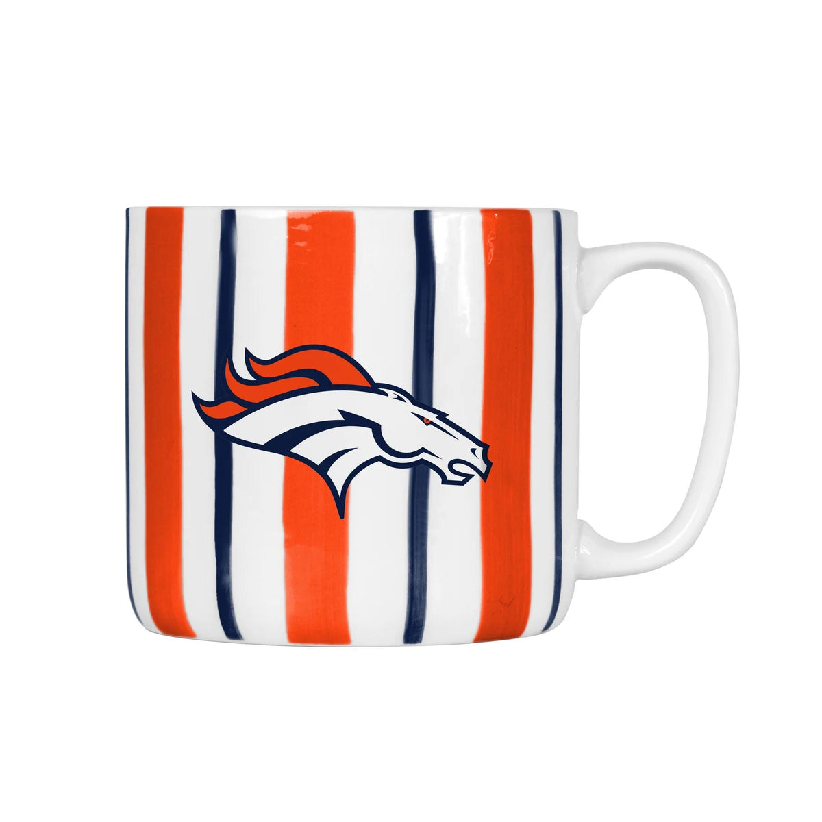 NFL Denver Broncos Logo Brands 16oz Brush Stroke Mug