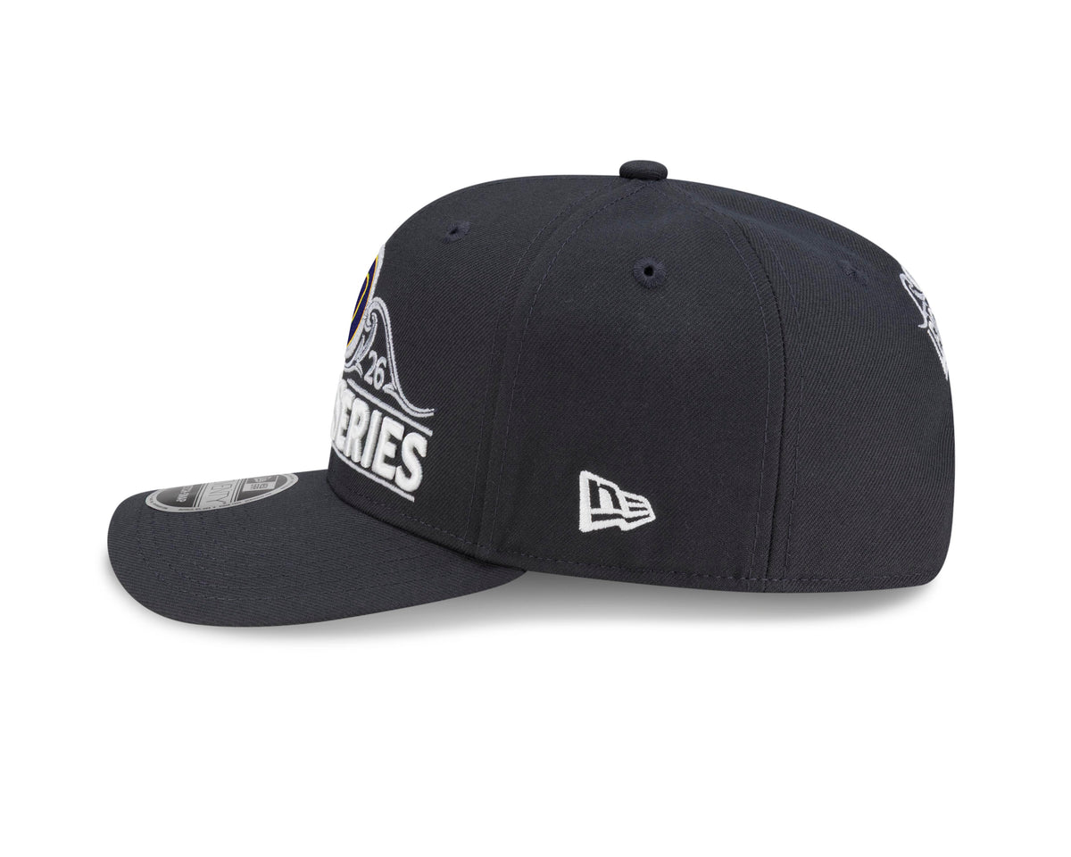 MLB Milwaukee Brewers New Era World Series National League Champions Locker Room 9SEVENTY Snapback Hat- Black