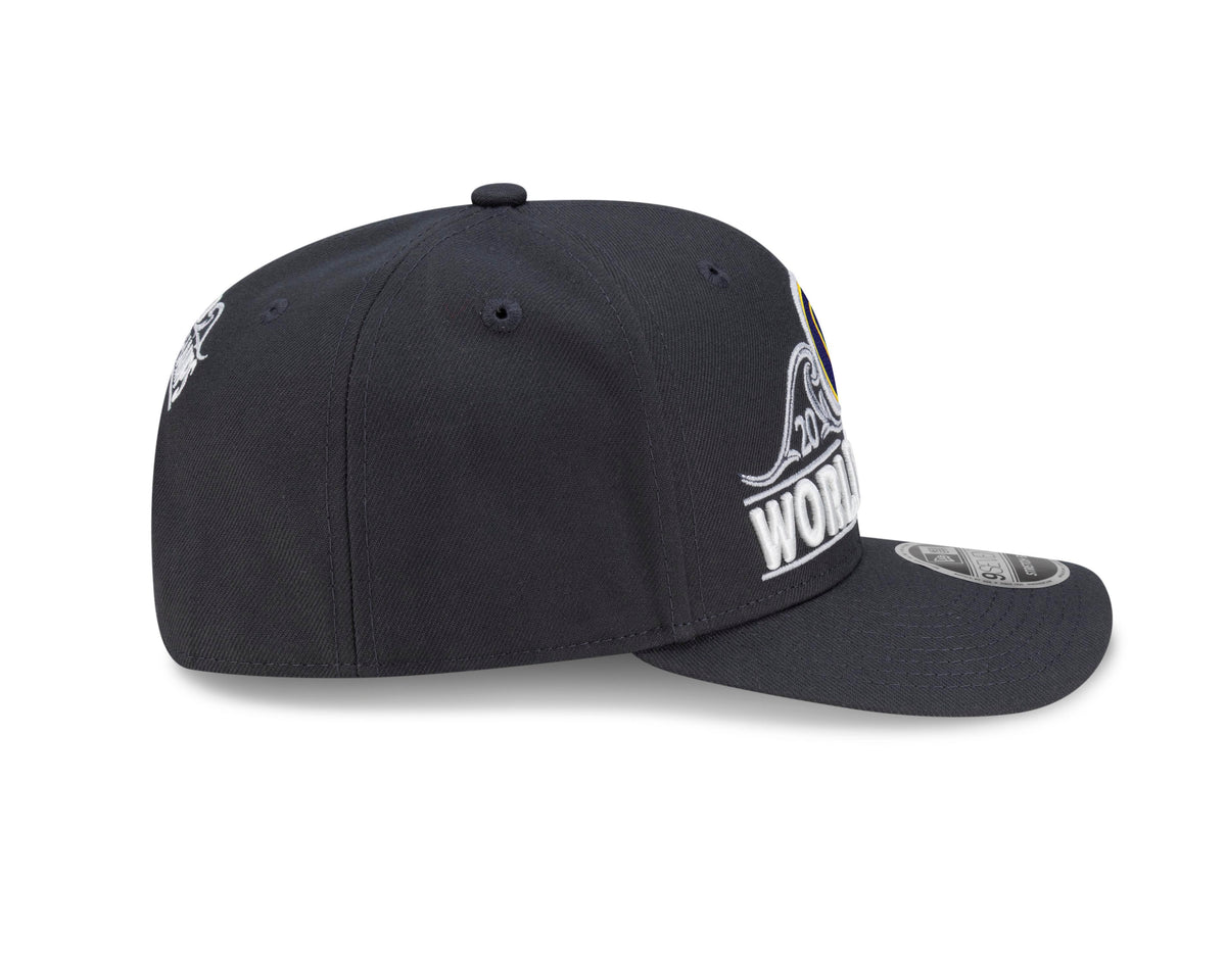 MLB Milwaukee Brewers New Era World Series National League Champions Locker Room 9SEVENTY Snapback Hat- Black