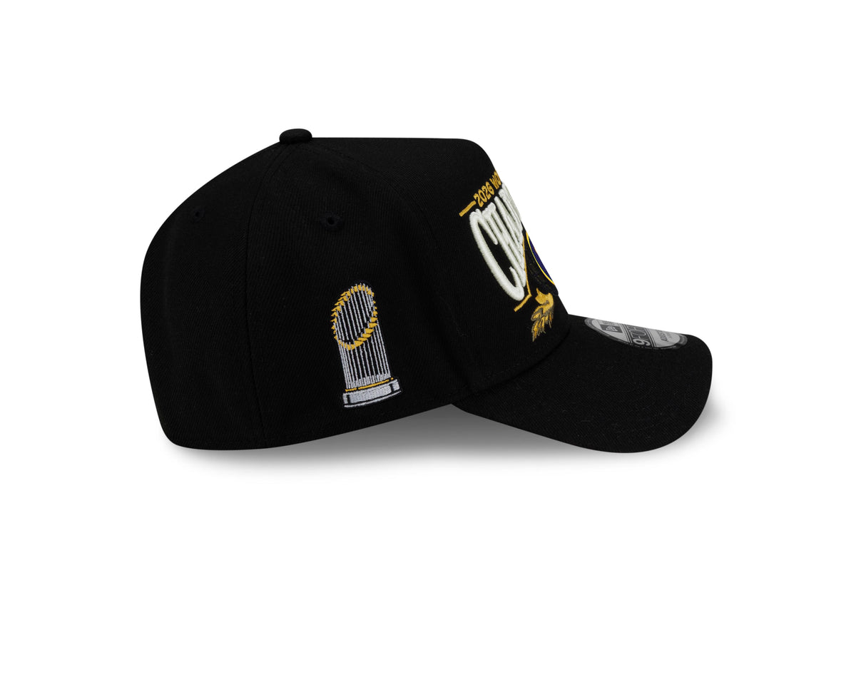 MLB Milwaukee Brewers New Era World Series 2026 Champs Locker Room 9FORTY A-Frame Snapback Hat- Black