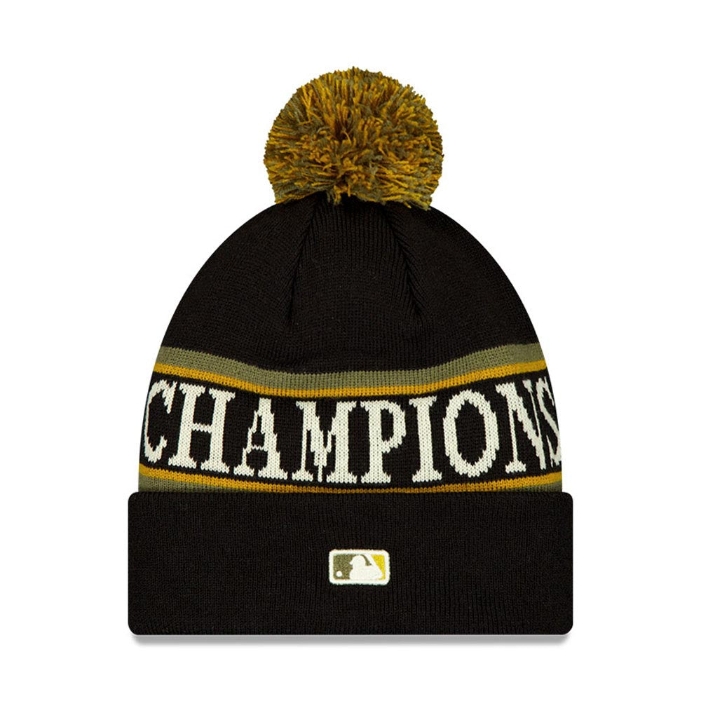 MLB Milwaukee Brewers New Era World Series 2026 Champs Locker Room Knit- Black