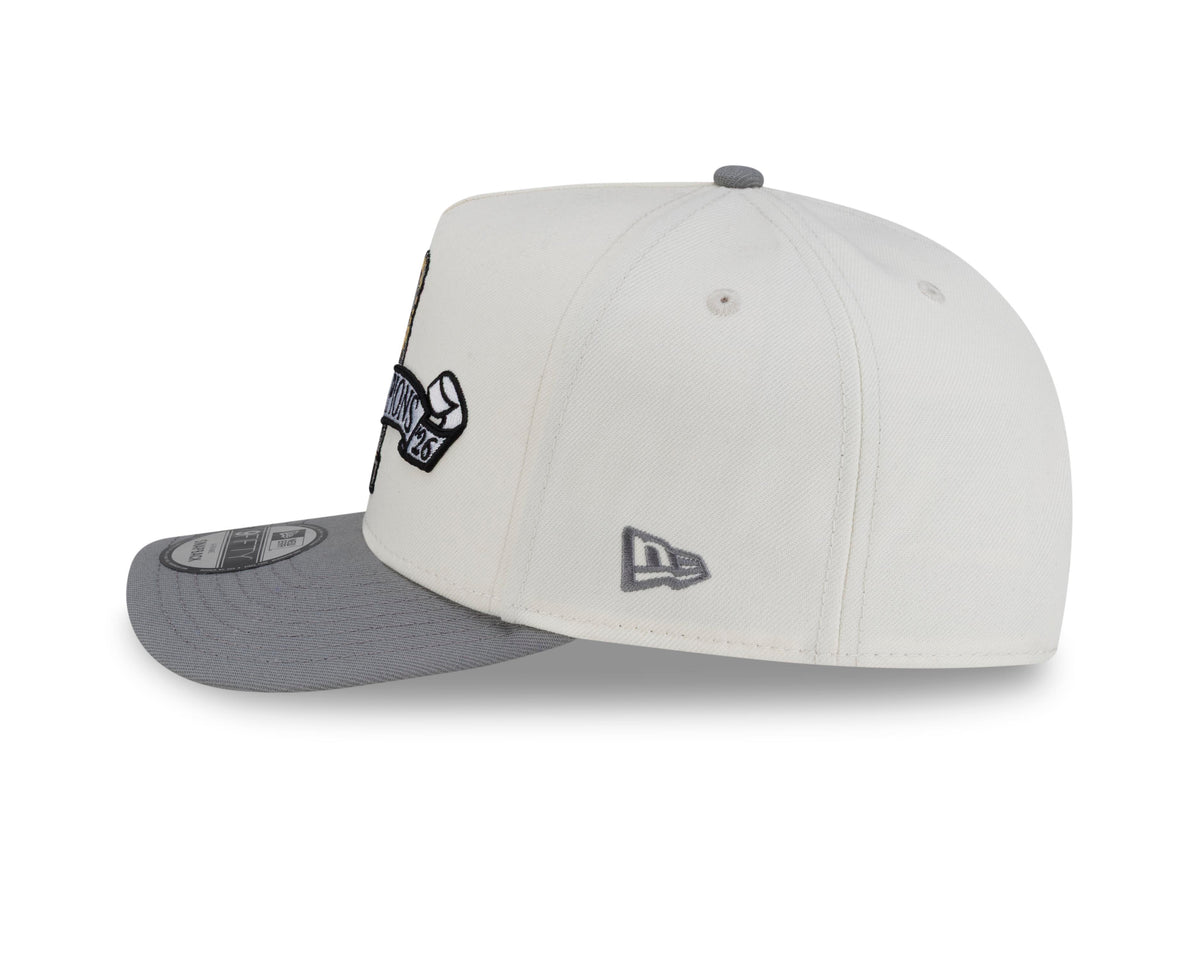 MLB Milwaukee Brewers New Era World Series 2026 Parade 9FIFTY A-Frame Snapback Hat- Cream